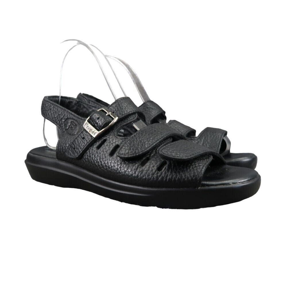 Propet Shoes Womens 7 Sandals Comfort Walking Leather Breeze Adjustable Straps